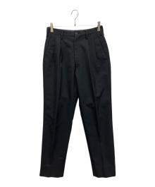 Y's for men（ワイズフォーメン）の古着「2タックスラックス」｜ブラック