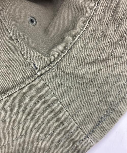 stussy（ステューシー）stussy (ステューシー) リバーシブルバケットハット ブラック×カーキ サイズ:下記参照の古着・服飾アイテム