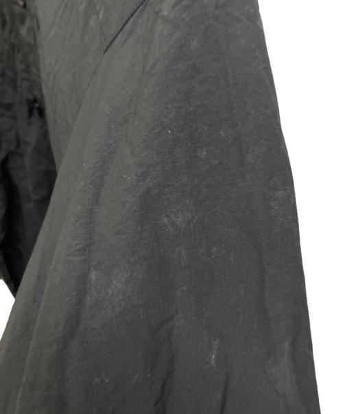 afiit（アフィット）afiit (アフィット) オーバーサイズバンドカラーシャツ ブラック サイズ:Ｓの古着・服飾アイテム