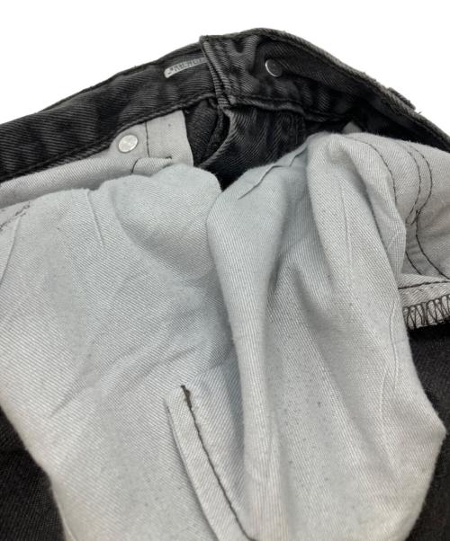 LEVI'S（リーバイス）LEVI'S (リーバイス) 505/ペイントデニムパンツ ブラック サイズ:W36×L36の古着・服飾アイテム