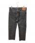 LEVI'S (リーバイス) 505/ペイントデニムパンツ ブラック サイズ:W36×L36：5000円