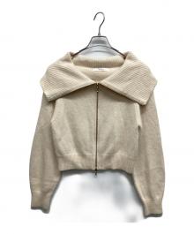 HER LIP TO（ハーリップトゥ）の古着「Her lip to Big Collar Knit Top」｜アイボリー