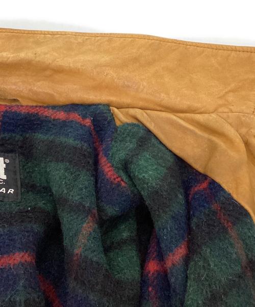 Schott（ショット）Schott (ショット) Schott ヌバックレザー裏地ブランケットカーコート ベージュ サイズ:記載なしの古着・服飾アイテム