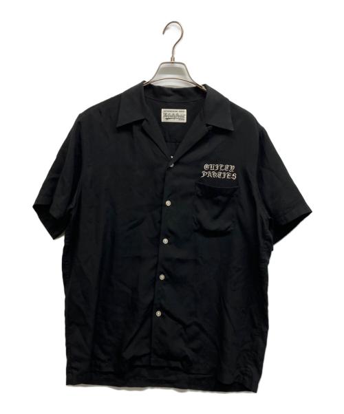 WACKO MARIA（ワコマリア）WACKO MARIA (ワコマリア) 50'S SHIRT S/S ( TYPE-1 ) ブラック サイズ:Lの古着・服飾アイテム