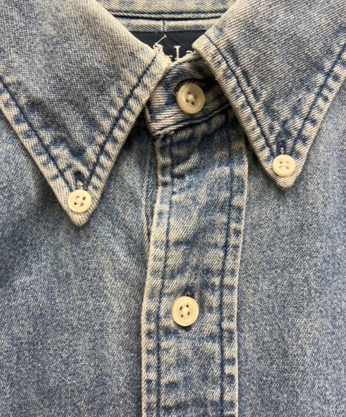POLO RALPH LAUREN（ポロ・ラルフローレン）POLO RALPH LAUREN (ポロ・ラルフローレン) BLAIRE デニムシャツ インディゴ サイズ:Lの古着・服飾アイテム