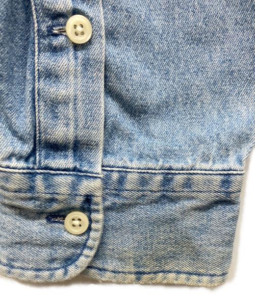 POLO RALPH LAUREN（ポロ・ラルフローレン）POLO RALPH LAUREN (ポロ・ラルフローレン) BLAIRE デニムシャツ インディゴ サイズ:Lの古着・服飾アイテム