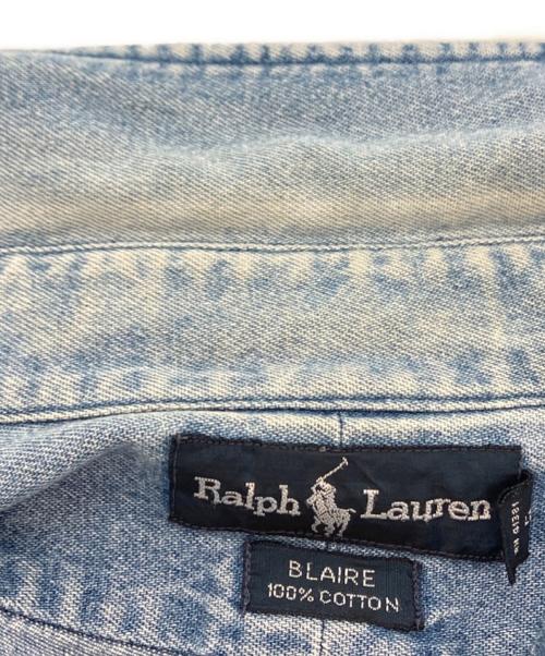 POLO RALPH LAUREN（ポロ・ラルフローレン）POLO RALPH LAUREN (ポロ・ラルフローレン) BLAIRE デニムシャツ インディゴ サイズ:Lの古着・服飾アイテム