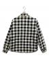 stussy (ステューシー) チェックジップアップシャツ ホワイト×ブラック サイズ:L：8000円