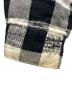 中古・古着 stussy (ステューシー) チェックジップアップシャツ ホワイト×ブラック サイズ:L：8000円