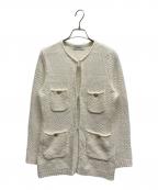 ANAYIアナイ）の古着「コットンテープニット ジャケット」｜ホワイト