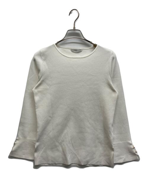 ANAYI（アナイ）ANAYI (アナイ) ニット ホワイト サイズ:38の古着・服飾アイテム