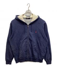 POLO RALPH LAUREN（ポロ・ラルフローレン）の古着「ジップパーカー」｜ネイビー
