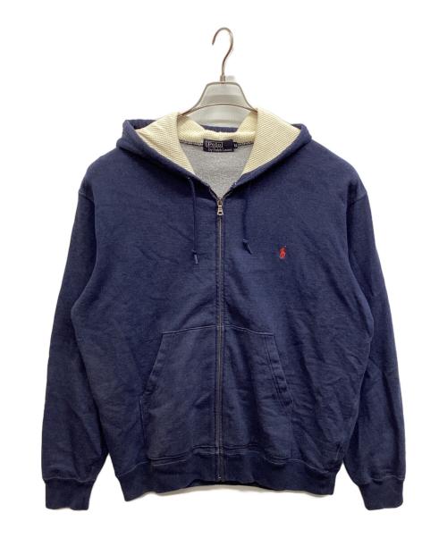 POLO RALPH LAUREN（ポロ・ラルフローレン）POLO RALPH LAUREN (ポロ・ラルフローレン) ジップパーカー ネイビー サイズ:LLの古着・服飾アイテム