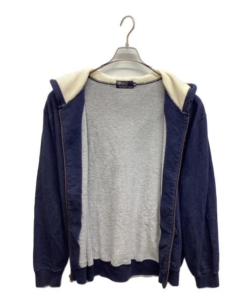 POLO RALPH LAUREN（ポロ・ラルフローレン）POLO RALPH LAUREN (ポロ・ラルフローレン) ジップパーカー ネイビー サイズ:LLの古着・服飾アイテム