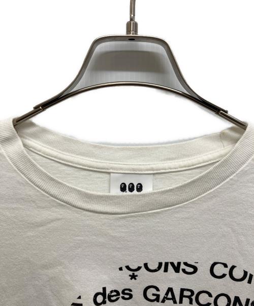 COMME des GARCONS（コムデギャルソン）COMME des GARCONS A BATHING APE (アベイシングエイプ) CDG OSAKA X BAPE® TEE #2　CDG大阪5周年記念　001TEK231907C　プリントTシャツ ホワイト サイズ:Lの古着・服飾アイテム