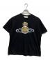 Vivienne Westwood（ヴィヴィアンウエストウッド）の古着「SPRAY ORB CLASSIC T-SHIRT　オーブプリントTシャツ」｜ブラック