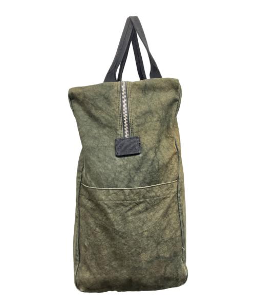 stussy（ステューシー）stussy (ステューシー) CANVAS FLIGHT BAG オリーブの古着・服飾アイテム