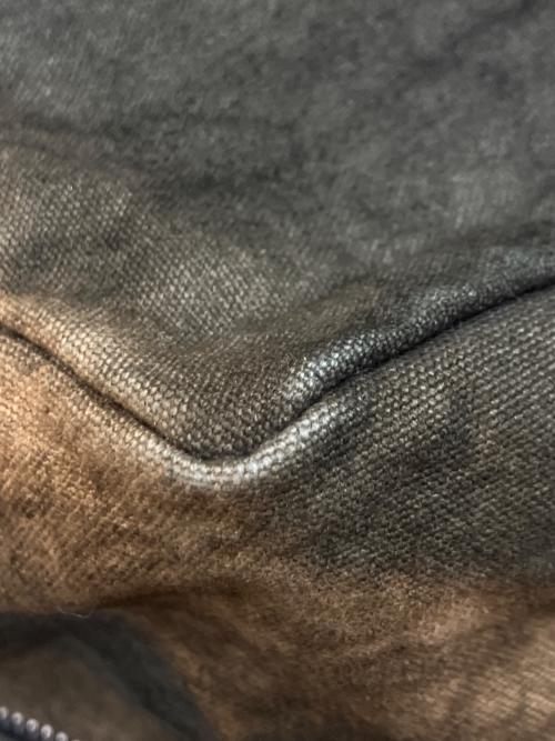 stussy（ステューシー）stussy (ステューシー) CANVAS FLIGHT BAG オリーブの古着・服飾アイテム
