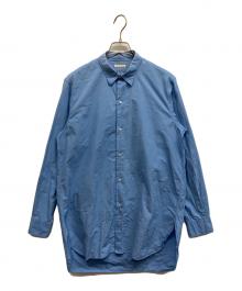 HUGEN（ユーゲン）の古着「James コットンポプリンレギュラーカラーシャツ　SHIRTS 042」｜スカイブルー