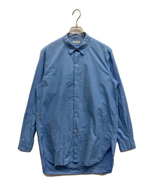 HUGEN（ユーゲン）HUGEN (ユーゲン) James コットンポプリンレギュラーカラーシャツ　SHIRTS 042 スカイブルー サイズ:2の古着・服飾アイテム