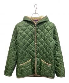 LAVENHAM×LIBERTY（ラベンハム×リバティー）の古着「キルティングコート」｜オリーブ