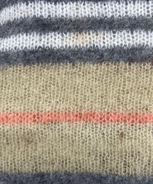 BURBERRY LONDON（バーバリーロンドン）BURBERRY LONDON (バーバリーロンドン) ボーダーニット ベージュ サイズ:1の古着・服飾アイテム