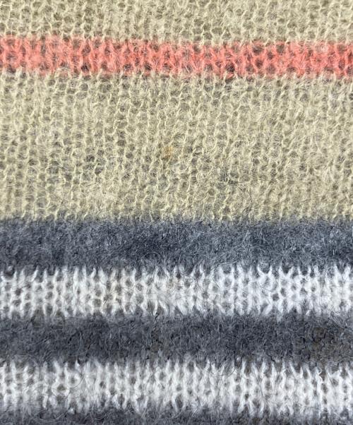 BURBERRY LONDON（バーバリーロンドン）BURBERRY LONDON (バーバリーロンドン) ボーダーニット ベージュ サイズ:1の古着・服飾アイテム
