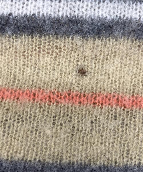 BURBERRY LONDON（バーバリーロンドン）BURBERRY LONDON (バーバリーロンドン) ボーダーニット ベージュ サイズ:1の古着・服飾アイテム