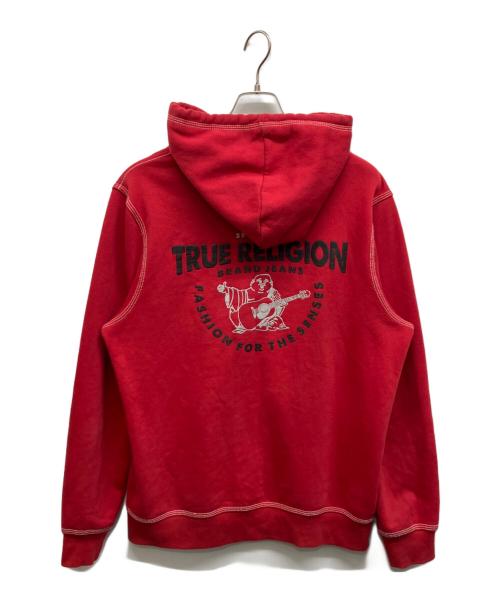 TRUE RELIGION（トゥルー レリジョン）TRUE RELIGION (トゥルー レリジョン) ジップパーカー レッド サイズ:Lの古着・服飾アイテム