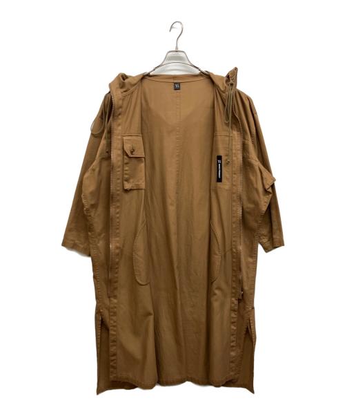 Y's（ワイズ）Y's (ワイズ) 23AW　COTTON TWILL HOODED COAT　コットンツイルフーデッドコート　YJ-D85-002 ブラウン サイズ:1の古着・服飾アイテム