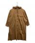 Y's（ワイズ）の古着「23AW　COTTON TWILL HOODED COAT　コットンツイルフーデッドコート　YJ-D85-002」｜ブラウン