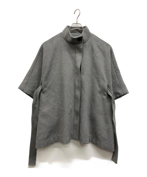 Snidel（スナイデル）Snidel (スナイデル) スタンドカラーポンチョコート グレー サイズ:Freeの古着・服飾アイテム