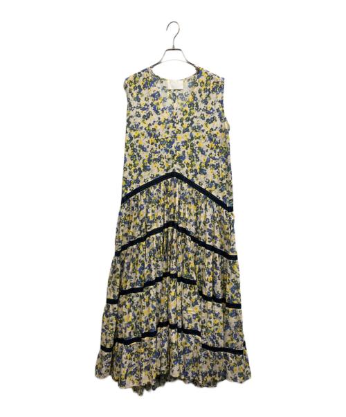 merlette（マーレット）merlette (マーレット) wallis flower print dress イエロー サイズ:Sの古着・服飾アイテム