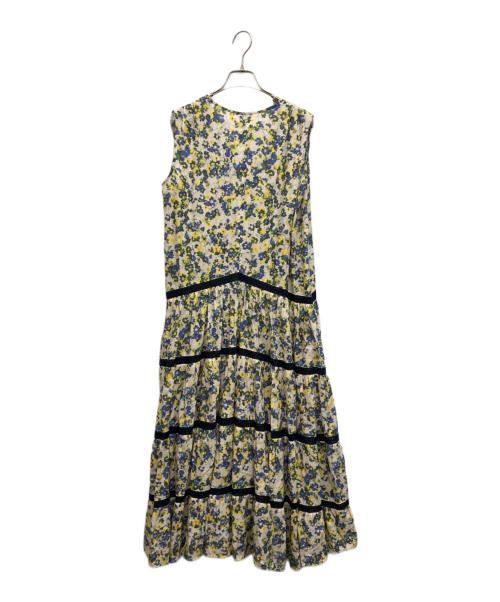 merlette（マーレット）merlette (マーレット) wallis flower print dress イエロー サイズ:Sの古着・服飾アイテム