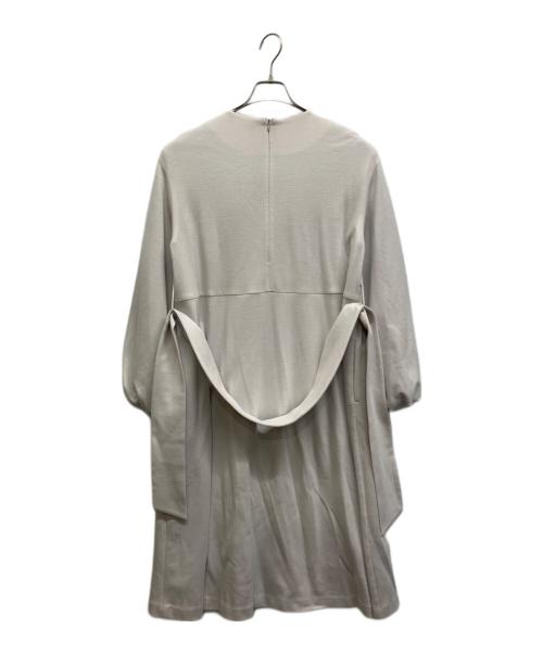 ebure（エブール）ebure (エブール) 天竺ニットロングワンピース アイボリー サイズ:38の古着・服飾アイテム