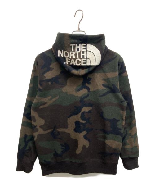 THE NORTH FACE（ザ ノース フェイス）THE NORTH FACE (ザ ノース フェイス) REARVIEW CAMO FLEECE HOODIE カーキ サイズ:Mの古着・服飾アイテム