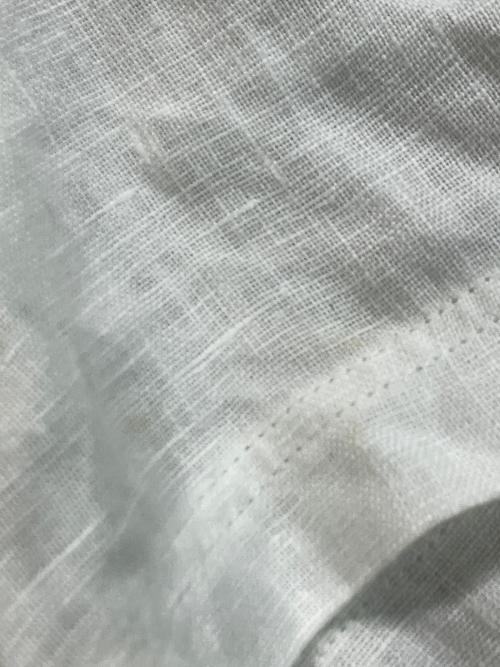 POLO RALPH LAUREN（ポロ・ラルフローレン）POLO RALPH LAUREN (ポロ・ラルフローレン) リネンテーラーワンピース ホワイト サイズ:4の古着・服飾アイテム