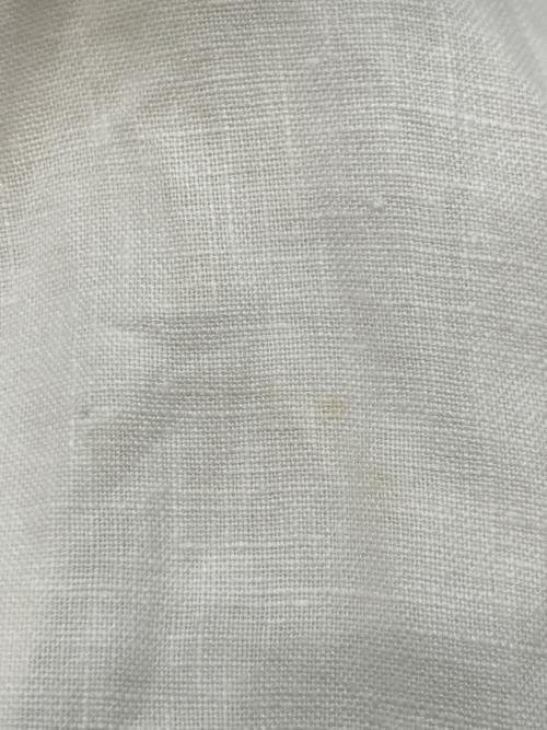 POLO RALPH LAUREN（ポロ・ラルフローレン）POLO RALPH LAUREN (ポロ・ラルフローレン) リネンテーラーワンピース ホワイト サイズ:4の古着・服飾アイテム
