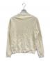 PLAY COMME des GARCONS (プレイコムデギャルソン) Round Neck Cardigan With White Emblem Natural アイボリー サイズ:M：5000円