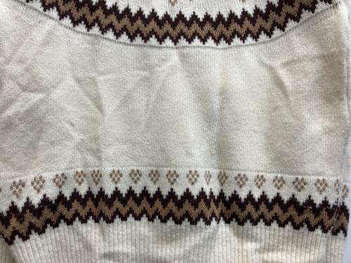 THE NORTH FACE（ザ ノース フェイス）THE NORTH FACE (ザ ノース フェイス) Half Dome Nordic Drivers Knit ブラウン サイズ:Mの古着・服飾アイテム