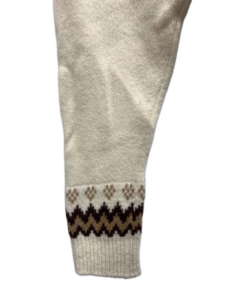 THE NORTH FACE（ザ ノース フェイス）THE NORTH FACE (ザ ノース フェイス) Half Dome Nordic Drivers Knit ブラウン サイズ:Mの古着・服飾アイテム