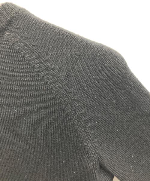 'S Max Mara（エスマックスマーラ）'S Max Mara (エスマックスマーラ) ベロア切替カーディガン ブラック サイズ:Sの古着・服飾アイテム