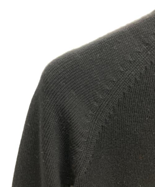'S Max Mara（エスマックスマーラ）'S Max Mara (エスマックスマーラ) ベロア切替カーディガン ブラック サイズ:Sの古着・服飾アイテム
