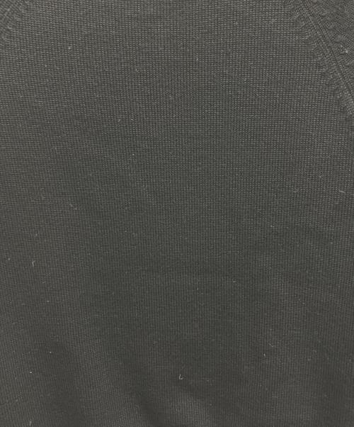 'S Max Mara（エスマックスマーラ）'S Max Mara (エスマックスマーラ) ベロア切替カーディガン ブラック サイズ:Sの古着・服飾アイテム
