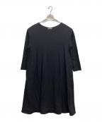 ）の古着「LUMI WOOL ETONYウールワンピース」｜ブラック