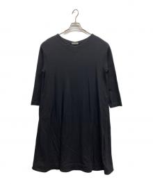 theory luxe（セオリーリュクス）の古着「LUMI WOOL ETONYウールワンピース」｜ブラック