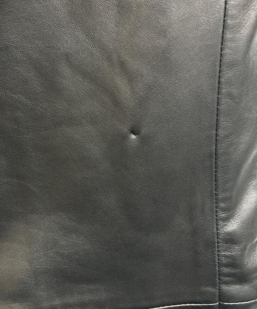 RALPH LAUREN（ラルフローレン）RALPH LAUREN (ラルフローレン) ラムレザーパンツ ブラック サイズ:7号の古着・服飾アイテム