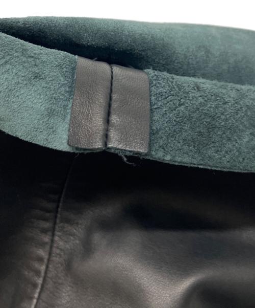 RALPH LAUREN（ラルフローレン）RALPH LAUREN (ラルフローレン) ラムレザーパンツ ブラック サイズ:7号の古着・服飾アイテム