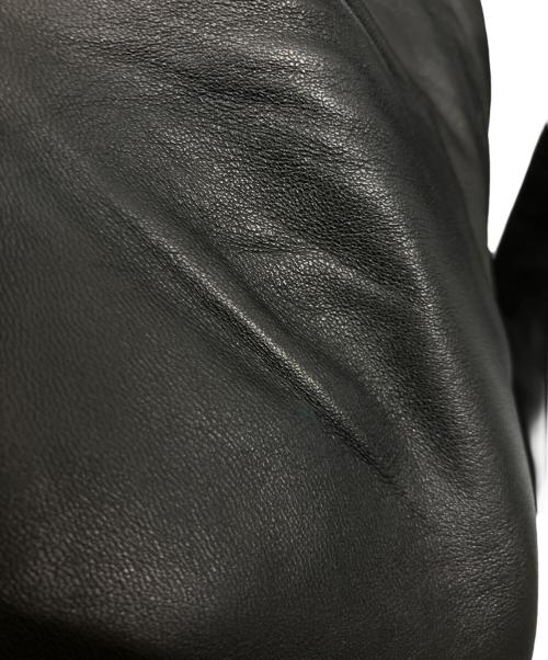 RALPH LAUREN（ラルフローレン）RALPH LAUREN (ラルフローレン) ラムレザーパンツ ブラック サイズ:7号の古着・服飾アイテム
