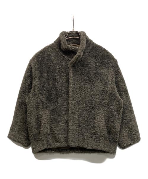 LE GLAZIK（ル グラジック）LE GLAZIK (ル グラジック) ニューエコボア ショートコート ブラウン サイズ:36の古着・服飾アイテム